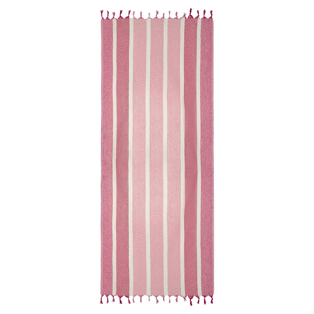 Eklips Pink Gradient Turkish Peshtemal Towel for Bath &amp; Beach