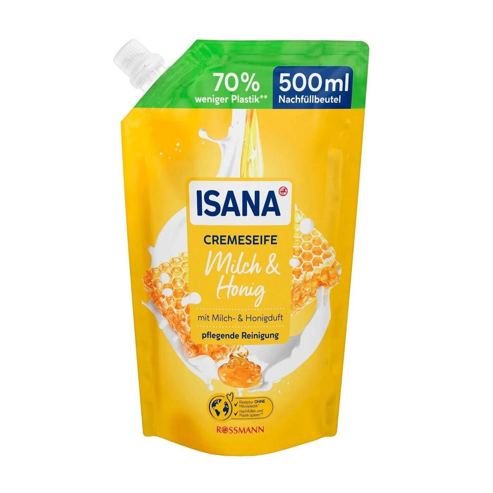 Isana Honey & Milk Liquid Soap Refill 500 ml