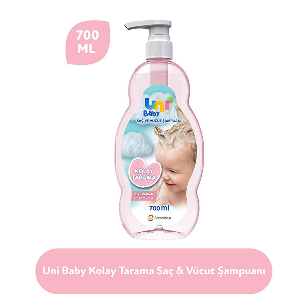 Uni Baby Kolay Tarama Saç ve Vücut Şampuanı - Gentle Detangling Baby Shampoo 700ml - view 4