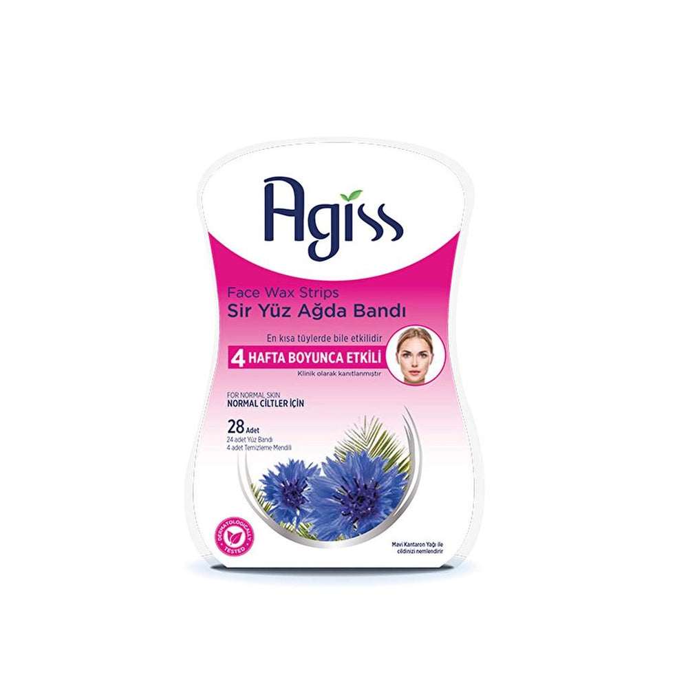 Agiss Facial Wax Strips for Normal Skin 28-Pack