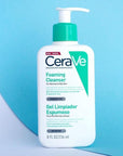 CeraVe Foaming Cleanser for Normal to Oily Skin - Gentle, Non-Comedogenic Facial Cleanser with Ceramides & - view 2