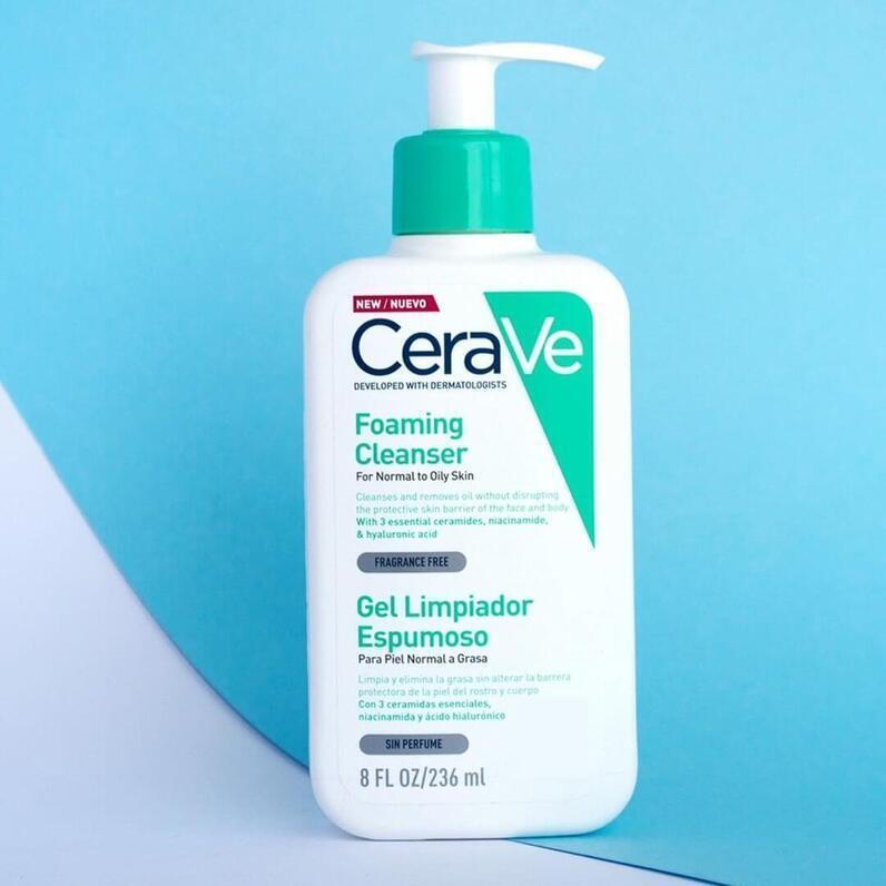 CeraVe Foaming Cleanser for Normal to Oily Skin - Gentle, Non-Comedogenic Facial Cleanser with Ceramides &amp; Hyaluronic Acid CeraVe Foaming Cleanser for Normal to Oily Skin - Gentle &amp; Non-Comedogenic CeraVe Foaming Cleanser, Normal to Oily Skin Cleanser, Ceramide Facial Cleanser, Hyaluronic Acid Face Wash, Fragrance-Free Facial Cleanser, Non-Comedogenic Skin Care, gentle cleanser, skincare, facial cleanser, oily skin, sensitive skin, ceramides, hyaluronic acid, niacinamide, non-comedogenic, fragrance-free