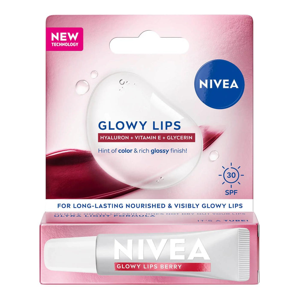 Nivea Glowy Lips Berry SPF 30 Lip Balm for Glowing Shine 1 Count