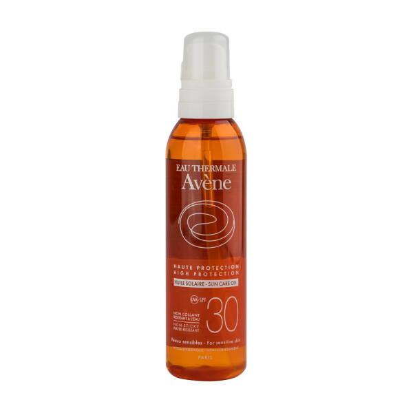 Avene Huile Solaire SPF 30 Sunscreen Body Oil for Sensitive Skin - Water-Resistant, Hypoallergenic, Paraben-Free - Sunscreen