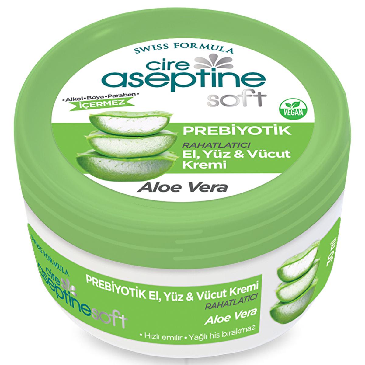 Cire Aseptine Soft Aloe Vera Prebiotic Moisturizing Cream - Nourishing Skincare for Sensitive Skin, Dermatologically Tested, 1.01 fl oz Cire Aseptine Aloe Vera Prebiotic Cream - Sensitive Skin Solution prebiotic cream, aloe vera moisturizer, nourishing skincare, sensitive skin care, dermatologically tested cream, skincare for dry skin, gentle skincare, natural skincare ingredients, moisturizing cream, Vitamin E cream