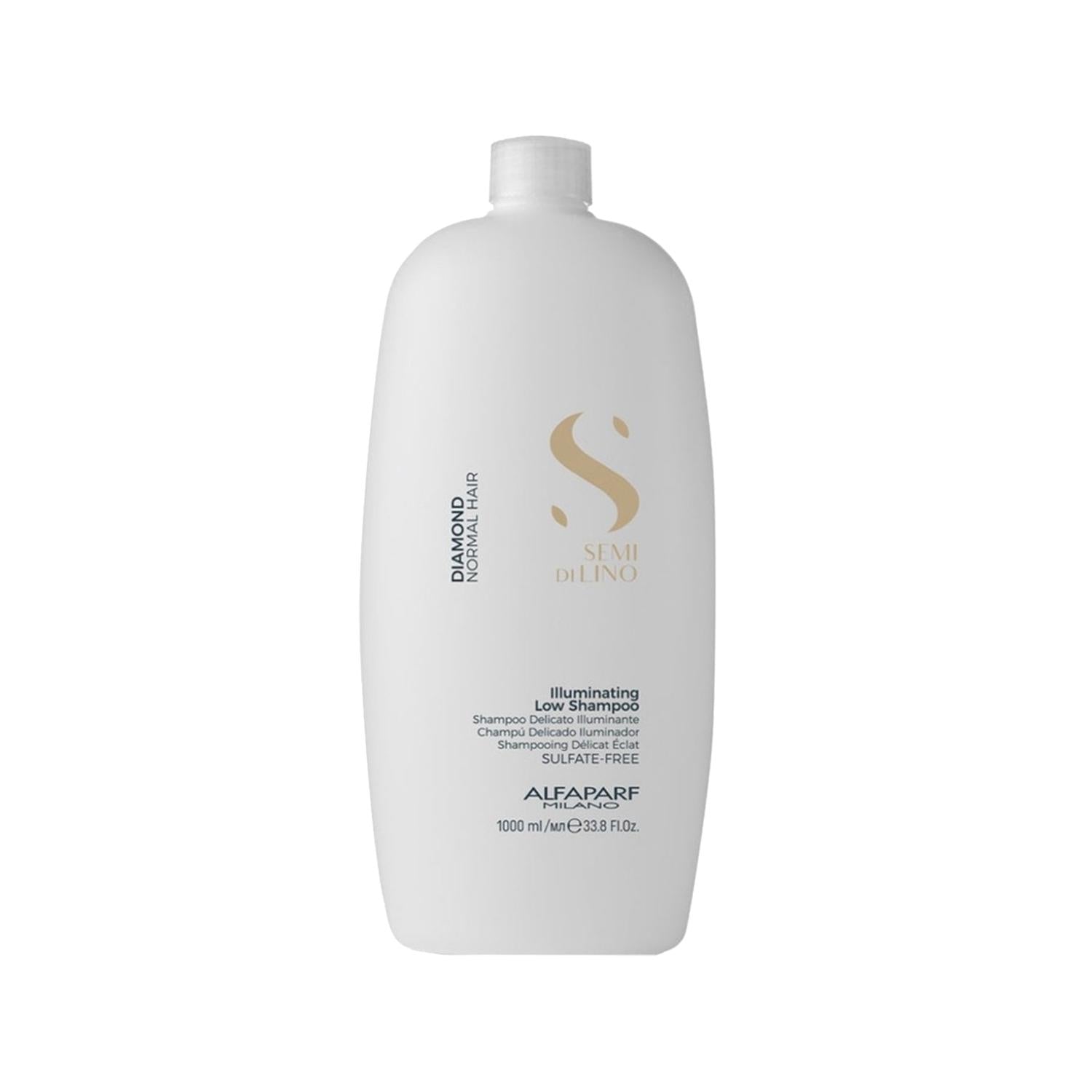 Alfaparf Semi Di Lino Diamond Illuminating Low Shampoo 1000 ml - Professional Hair Care for Illuminated Hair Alfaparf Semi Di Lino Diamond Illuminating Shampoo 1000ml Alfaparf Semi Di Lino Diamond Illuminating Shampoo, Low Shampoo, 1000 ml Shampoo, Professional Hair Care, Illuminating Hair Shampoo, Hair Care Products, Large Volume Shampoo, Salon Quality Hair Care, Alfaparf Hair Products