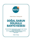 Balmy Natural Soap Filled Bath Puff for Gentle Exfoliation - Sensitive Skin Care - view 3