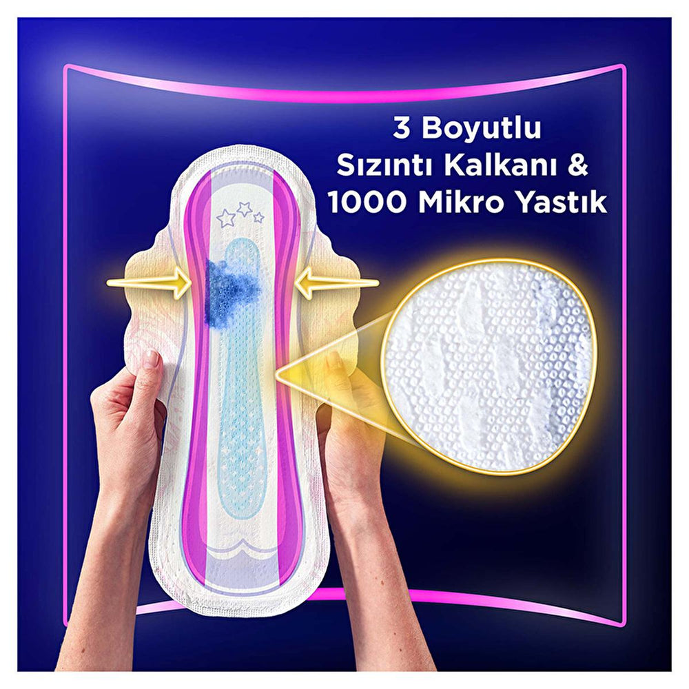 Orkid Platinum Hygienic Pads for Women - Zero Leakage, Extra Large, Comfortable Sleep Hygiene Products - Overnight - view 2