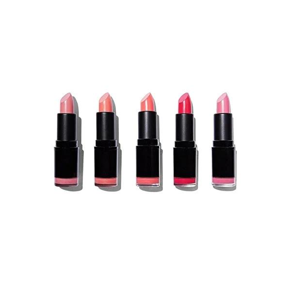 Revolution Pro: 5-Piece Pink Lipstick Collection - Creamy Satin, Rich Pigment - Warm & Cool Tones, Perfect for All Skin Tones! Revolution Pro Pink Lipstick Set - Creamy, Pigmented & Long Lasting pink lipstick set, creamy satin lipstick, pigmented lipstick, lipstick collection, warm tone lipstick, cool tone lipstick, makeup kit, professional lipstick set, lipstick, makeup, beauty, lip color, satin finish, pink shades, versatile lipstick, daily use lipstick, warm tones, cool tones, pigmented lipstick, luxury 