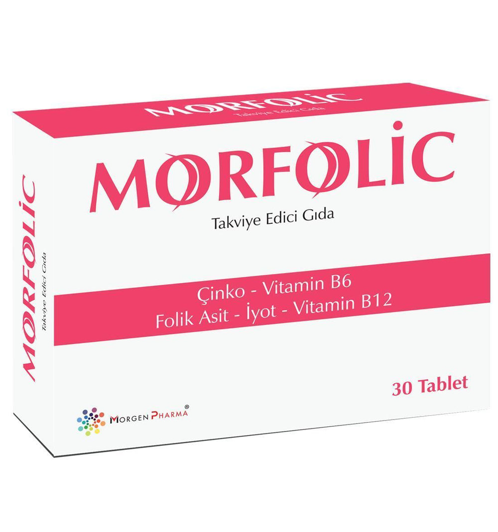 Morfolic Dietary Supplement 30 Tablets - Nutritional Support for Health-Conscious Adults - Vitamin & Supplement