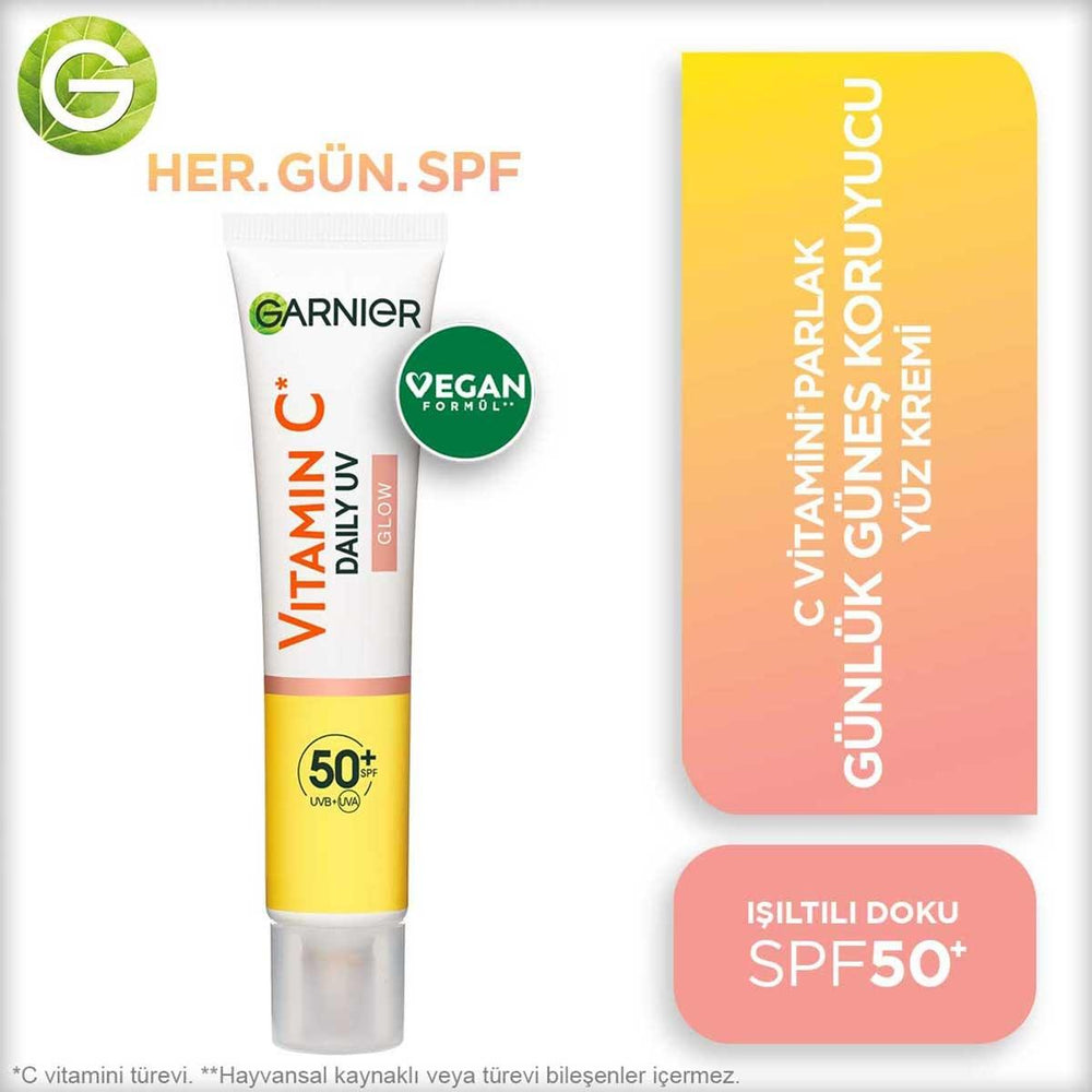 Garnier Daily Face Moisturizer with SPF50+ - Brightening Vitamin C Face Cream for Sensitive Skin - view 8