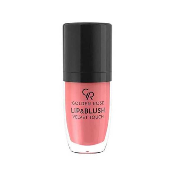 Golden Rose Velvet Touch Lip & Blush - #03 Shade - Dual-Use Cream Blush & Velvet Lipstick - Affordable, Long-Lasting Multi-Use Makeup Golden Rose Lip & Blush: Velvet Lipstick & Cream Blush Lip and Blush, Velvet Lipstick, Cream Blush, Multi-Use Makeup, Golden Rose Lipstick, affordable blush lipstick, velvet finish lip color, dual lip cheek makeup, makeup enthusiasts, multi-use cosmetic products, velvet finish, lipstick, blush, affordable makeup, dual-use, No: 03, Ruj formulation, smooth texture, matte appear