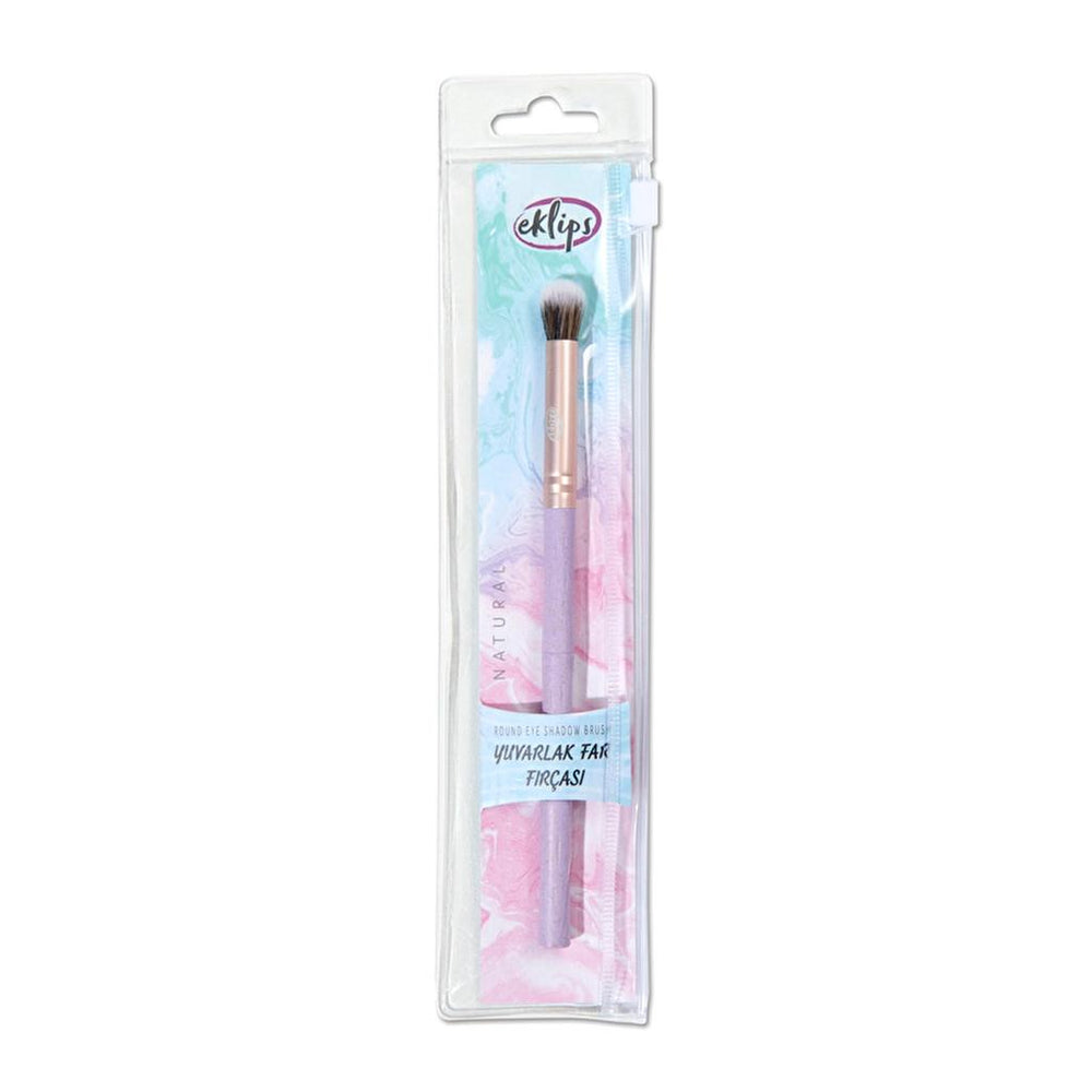 Eklips Natural Round Eyeshadow Brush for Seamless Blending