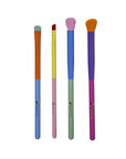 Nascita Secret Beauty Makeup Brush Set - 4 Piece Eye Makeup Brushes for Precision Application - Makeup Brush