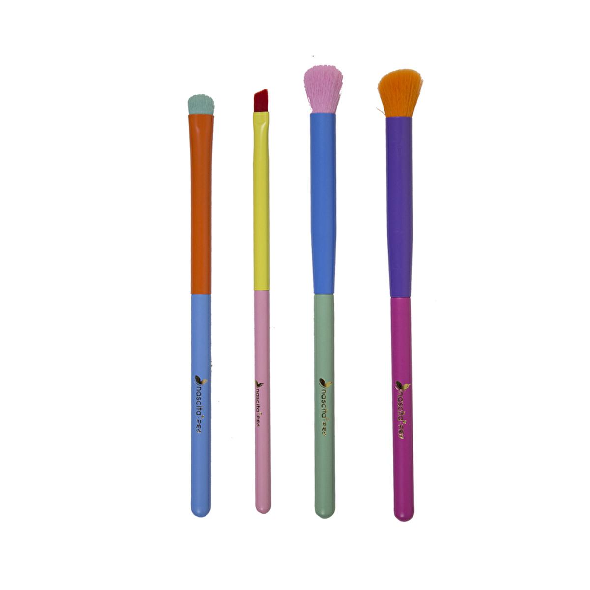 Nascita Secret Beauty Makeup Brush Set - 4 Piece Eye Makeup Brushes for Precision Application Nascita Secret Beauty 4-Piece Eye Makeup Brush Set makeup brush set, eye makeup brushes, Nascita Secret Beauty, beauty tools, cosmetic brushes, makeup accessories, beauty essentials, eye makeup application, makeup brushes, beauty products