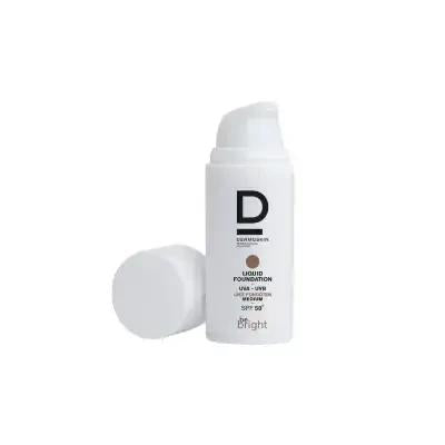 Dermoskin Be Bright SPF50+ Liquid Foundation - Medium Shade, 33ml - Natural Coverage with Sun Protection Dermoskin Be Bright SPF50+ Foundation - Natural Coverage & Sun Protection SPF 50+ Liquid Foundation, Dermoskin Be Bright, Natural Makeup with Sun Protection, Hyaluronic Acid Foundation, Paraben-Free Cosmetics, Liquid Foundation, Sun Protection Makeup, Medium Shade Foundation, Cosmetics for Sensitive Skin, Skincare Makeup, Natural Coverage Foundation, Antioxidant Makeup, Vitamin E Foundation, Daily Makeup