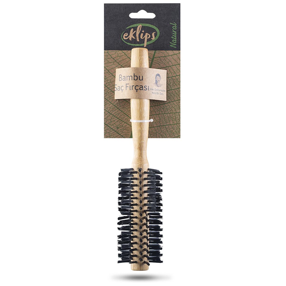 Eklips Natural Hair Brush B-1718 - Gentle Hair Care for All Hair Types Eklips Natural Hair Brush - Gentle Hair Care hair brush, natural hair brush, Eklips hair brush, blow-drying hair brush, gentle hair care, hair care tools, detangling brush, ergonomic design, all hair types, wet hair brush, damp hair brush, professional hair care, hair styling, natural materials