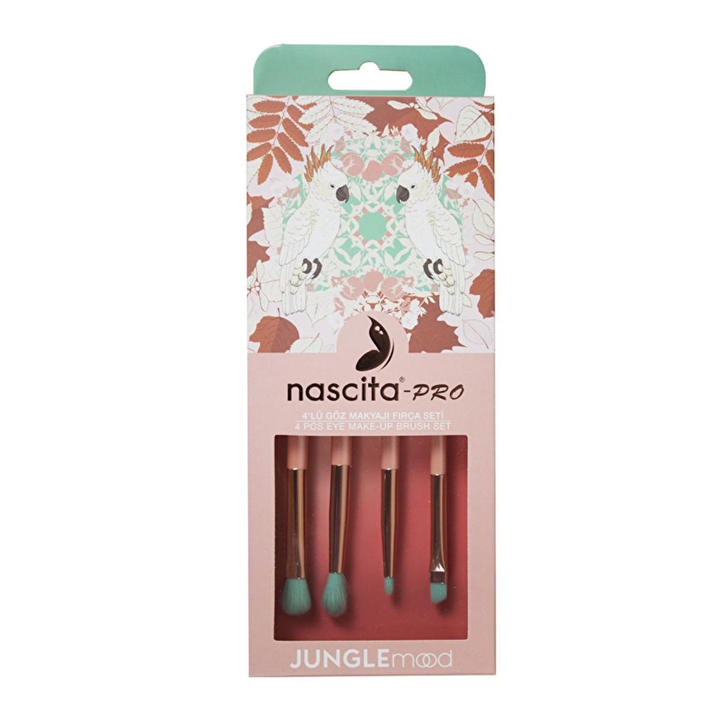 Nascita Pro Makeup Brush Set - 4 Piece Professional Makeup Tools with Synthetic Bristles - view 2