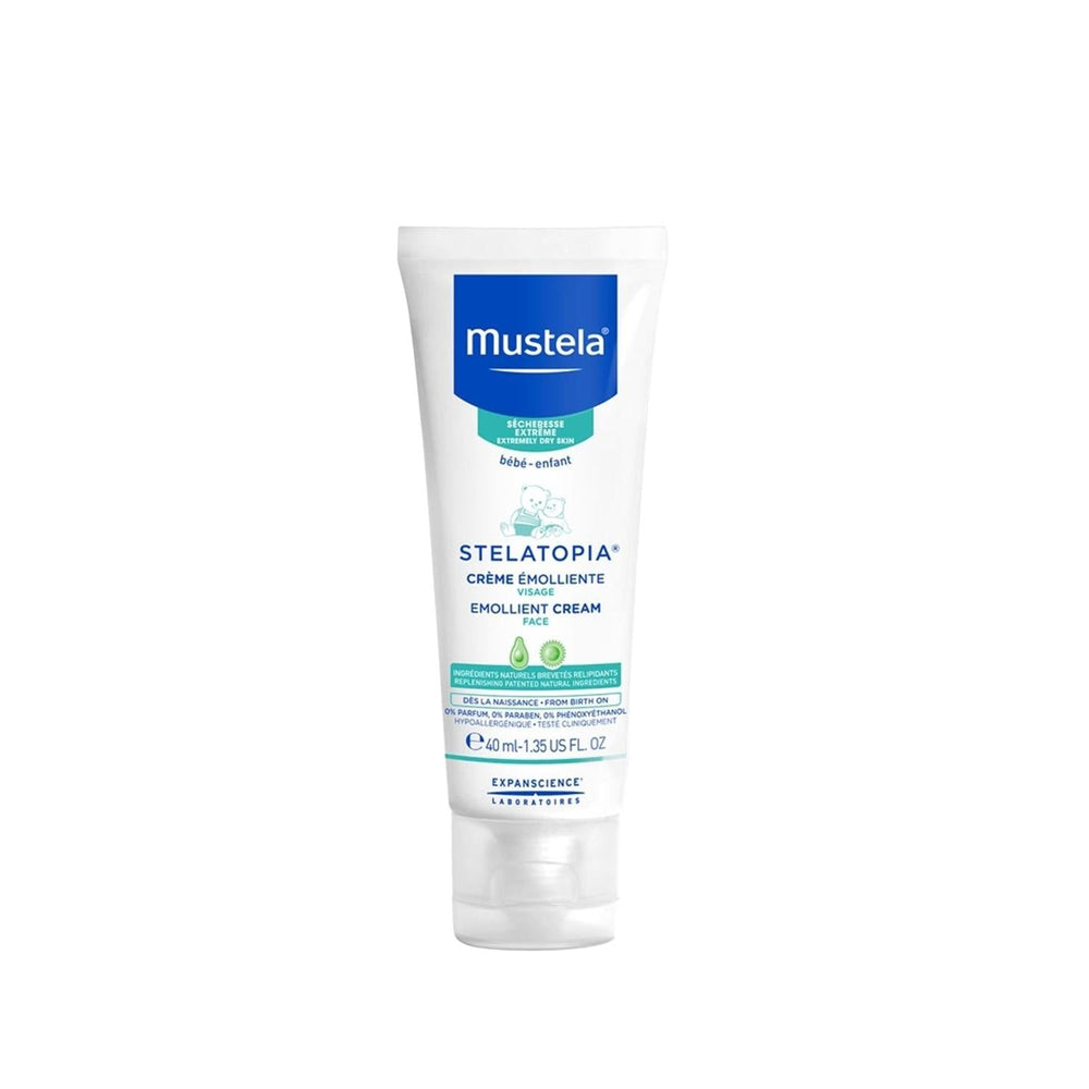 Mustela Stelatopia Emollient Face Cream for Babies - Natural, Fragrance-Free, Moisturizing Baby Skincare - image 8