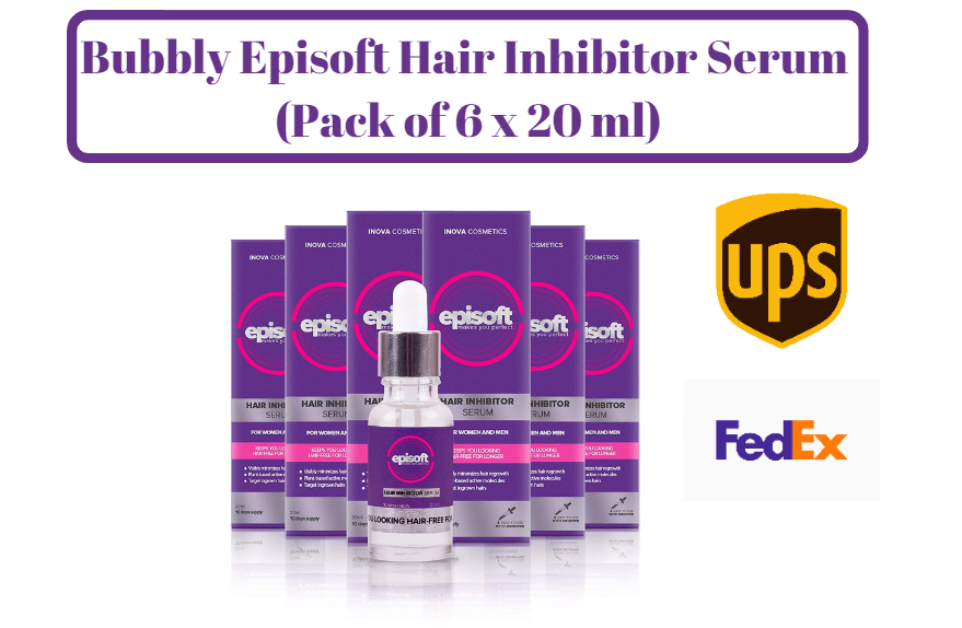 Episoft Hair Inhibitor by Bubbly (Pack of 6)