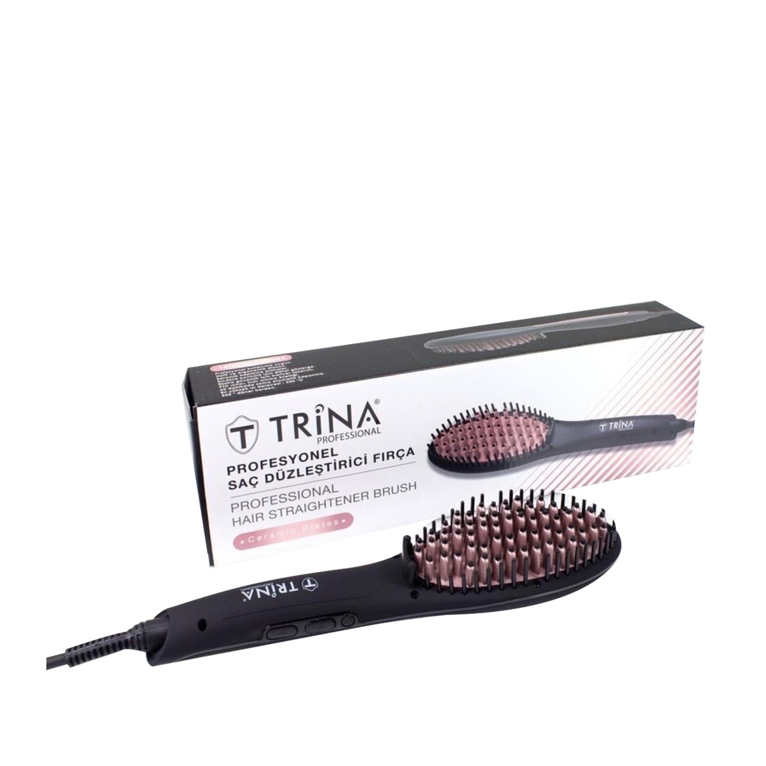 Trina Professional Hair Straightening Comb - Salon Quality Results at Home Trina Professional Hair Straightening Comb - Salon Quality hair straightening comb, professional hair straightener, heated hair comb, Trina Professional hair straightener, hair styling tools, beauty essentials, hair care products, salon quality hair straightening, easy hair styling, professional-grade hair tools
