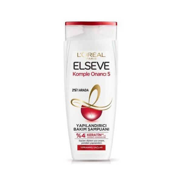 Elseve Repairing Shampoo, 2-in-1 Nourishing Shampoo and Conditioner for Damaged Hair - 15.22 fl oz - Shampoo
