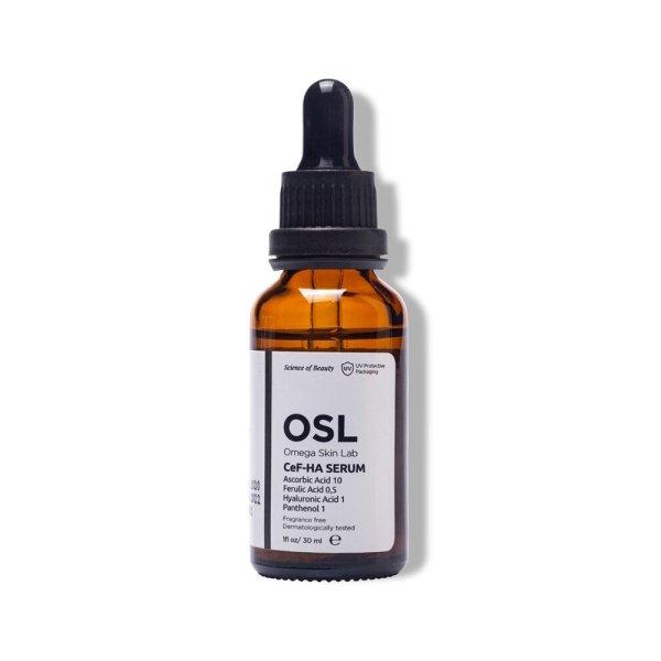 Omega Skin Lab CeF-HA Anti-Aging Serum with Vitamin C & E 30 ml