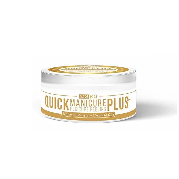Mara Quick Plus Manicure Pedicure Peeling with Keratin & Biotin: Exfoliate, Soften, Strengthen Nails for Radiant Skin - At Home Treatment Mara Quick Plus: Manicure Pedicure Peeling - Stronger Nails & Skin manicure peeling, pedicure peeling, keratin nail treatment, biotin nail strengthener, exfoliating foot scrub, at home manicure pedicure, nail cuticle softener, skin peeling treatment, manicure, pedicure, peeling, keratin, biotin, nail care, foot care, hand care, at-home beauty, beauty treatment, skin exfol