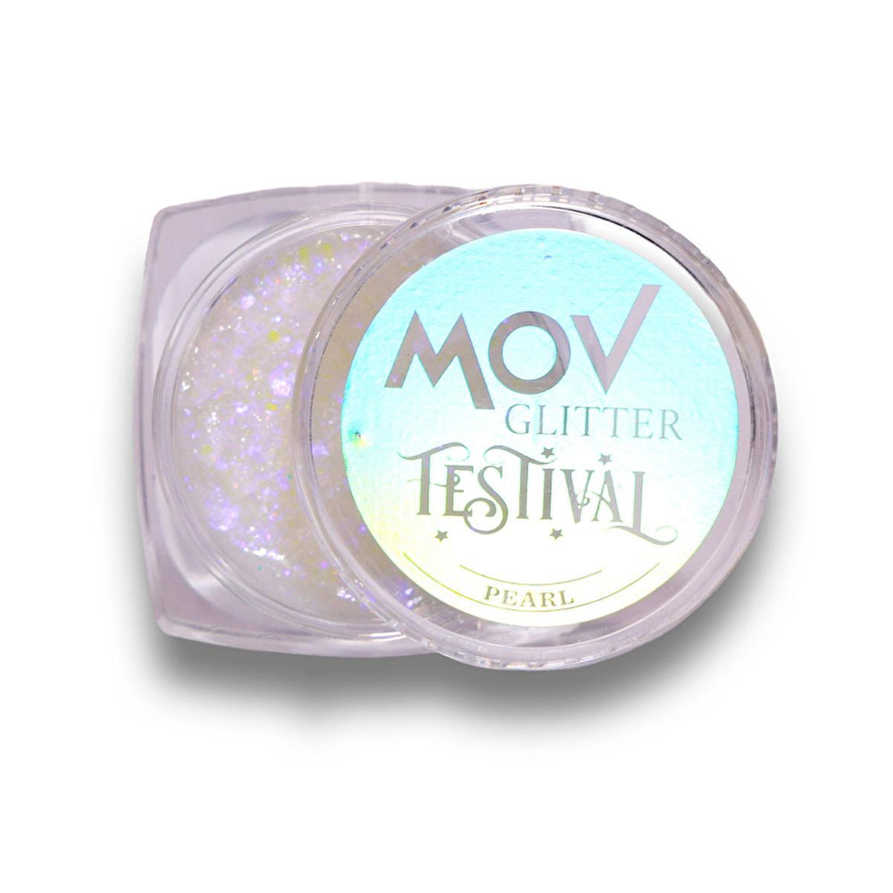 Mov Glitter Cream for Festivals & Special Events - Moisturizing & Sparkling Makeup for Skin & Body - Body Lotion