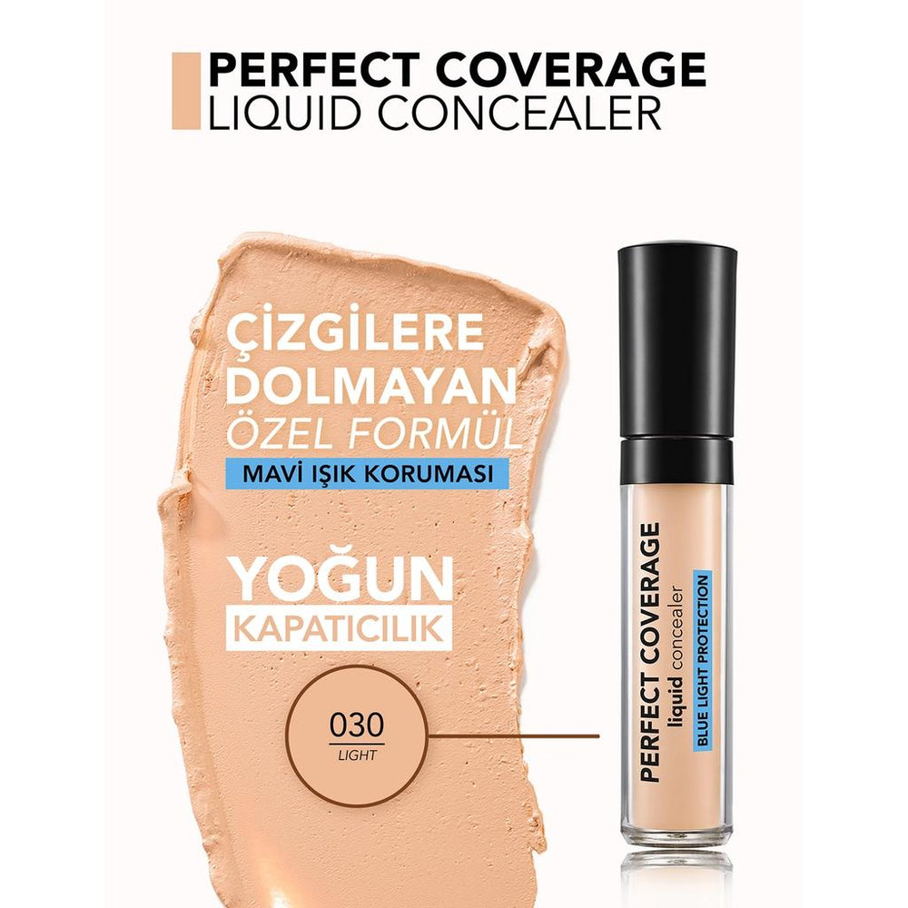 Flormar Perfect Coverage Mavi Işık Korumalı Yarı Mat Kapatıcı 030 L...