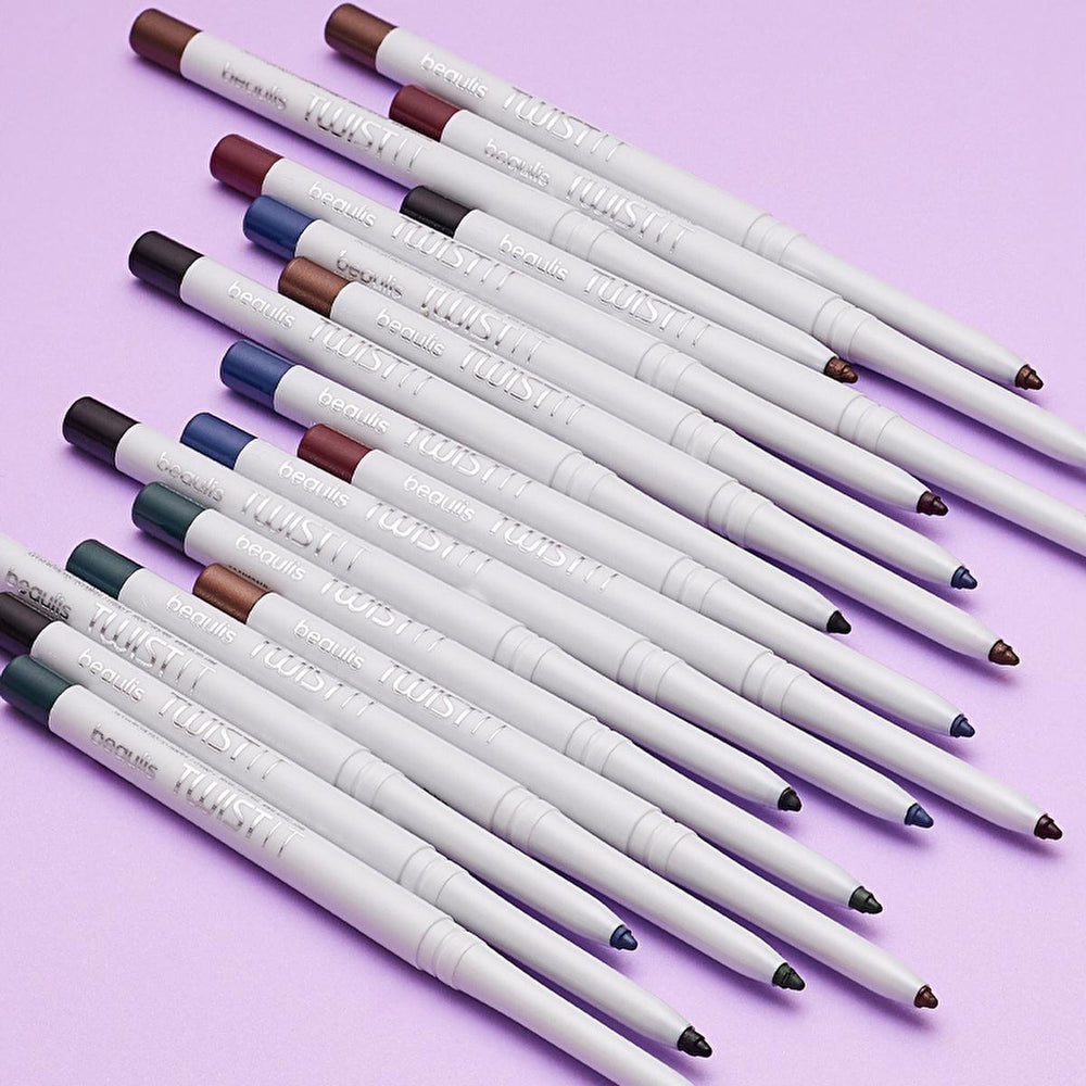 Beaulis Waterproof Twist-up Eyeliner - Dark Berry, Long-lasting Eye Makeup for Intense Color - view 2