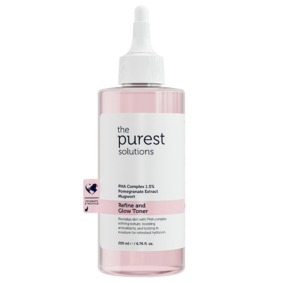 The Purest Solutions PHA Toner for Sensitive Skin - 200ml Natural Skincare with Antioxidants PHA Toner for Sensitive Skin - Natural & Antioxidant Rich PHA Toner, Sensitive skin care, Natural skincare products, Antioxidant-rich skincare, Gentle exfoliant, Skincare for sensitive skin, Natural toners, Antioxidant skincare, Skincare routine, Daily skincare, Sensitive skin solutions