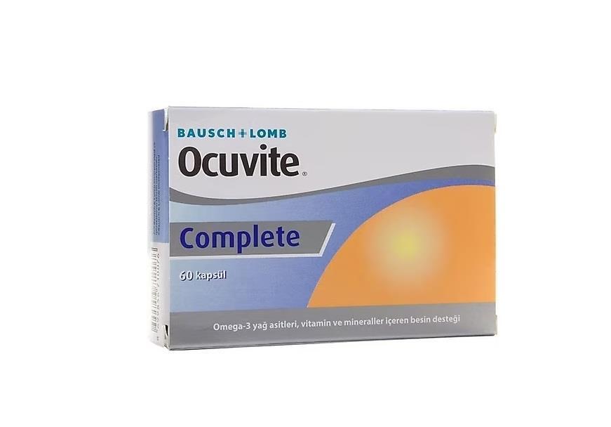 Bausch & Lomb Ocuvite Complete Eye Health Supplement with Omega-3, Lutein, and Zeaxanthin - 60 - Vitamin & Supplement