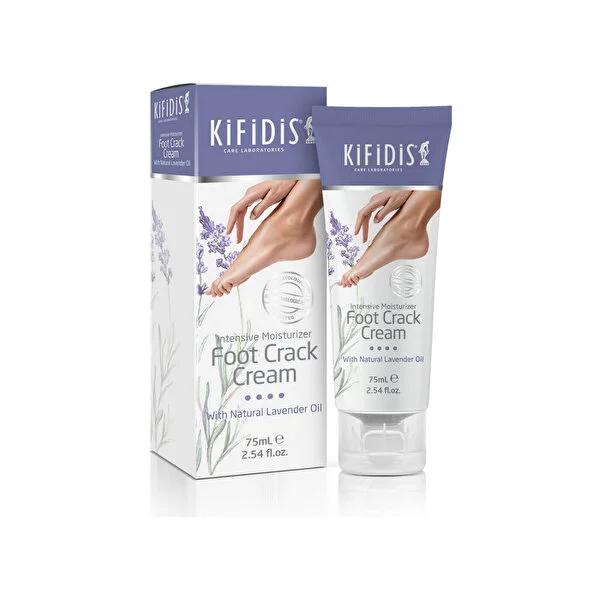 Kifidis Foot Crack Cream: Repair Dry, Cracked Heels & Eliminate Odor with Shea Butter & Lavender - 2.54 fl oz Kifidis Foot Cream: Heal Cracked Heels & Dry Feet foot crack cream, dry feet moisturizer, cracked heel repair, foot care cream, kifidis foot cream, shea butter foot cream, lavender foot cream, foot odor eliminator, foot softening cream, foot cream, dry feet, cracked heels, shea butter, vitamin E, allantoin, hemp oil, lavender oil, benzalkonium chloride, foot care, moisturizing, softening, foot odor,