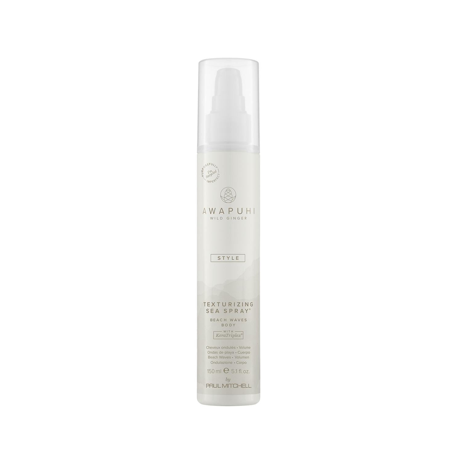 Paul Mitchell Awapuhi Wild Ginger Texturizing Sea Spray - Adds Texture, Volume, and Beachy Waves Paul Mitchell Awapuhi Texturizing Sea Spray - Adds Texture &amp; Volume Texturizing Sea Spray, Paul Mitchell Awapuhi, Wild Ginger hair products, Sea salt spray for hair, Hair texturizer, Hair styling products, Beachy hair, Volume enhancement, Awapuhi extract, Wild Ginger extract, Hair care, Styling spray, Beachy waves, Effortless styling, Hair volume, Texture spray, Styling products for women, Styling products for m