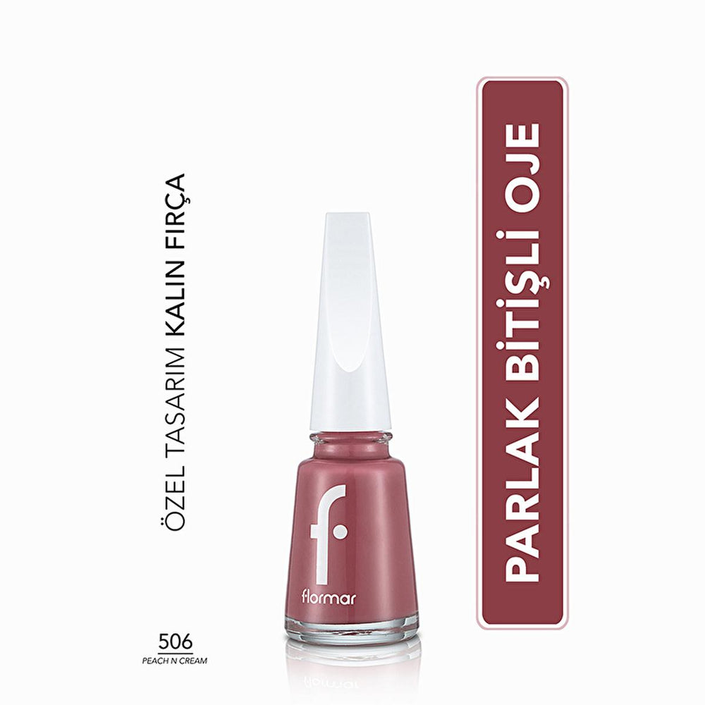Flormar Nail Enamel - Long-Lasting, Vibrant Nail Color with Nail Care - Nail Polish