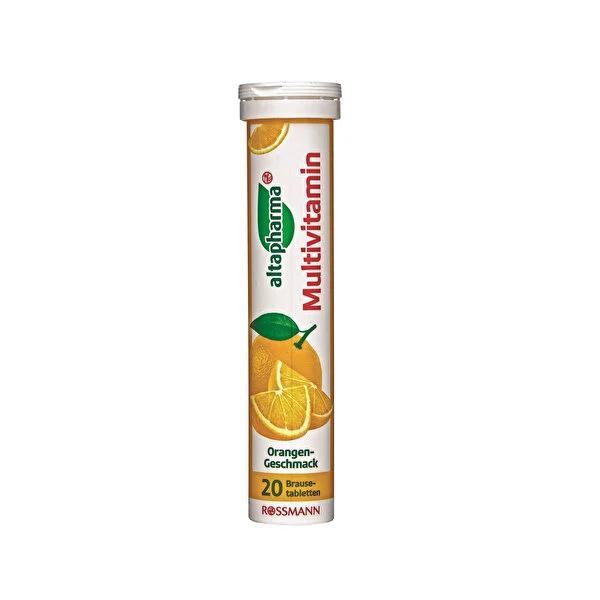 Altapharma Multivitamin Effervescent Tablets - Gluten-free, Lactose-free, Vegan Multivitamin Supplements in Orange Flavor Altapharma Multivitamin Effervescent Tablets - Vegan, Gluten-free Multivitamin Effervescent Tablets, Vegan Vitamin Supplements, Gluten-free Dietary Supplements, Lactose-free Supplements, Orange Flavor Vitamins, Health Supplements, Dietary Supplements, Vegan Nutrition, Wellness Products