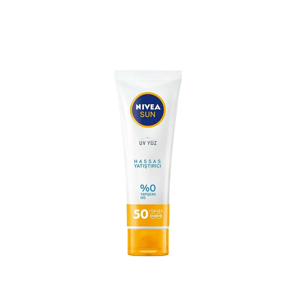 Nivea Nivea Sun Sensitive Skin Sunscreen SPF50 Face Cream - Soothing Sun Protection for Facial Skin Nivea Sun SPF50 Face Cream for Sensitive Skin Nivea Sun, Sensitive Skin Sunscreen, SPF50 Face Cream, Soothing Sun Protection, Facial Sunscreen Cream, Sunscreen for Sensitive Skin, Face Cream with SPF, Nivea Facial Sunscreen, Soothing Facial Cream, Sun Protection for Facial Skin, Skincare for Sensitive Skin