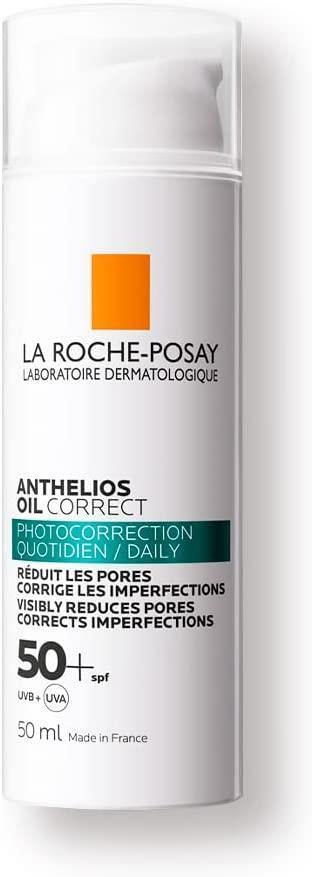 La Roche Posay Anthelios Oil Correct Cream SPF50+ Sunscreen for Oily Skin - Non-comedogenic, Broad-Spectrum UVA/UVB Protection - image 6