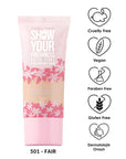 Show by Pastel Skin Tint Foundation - Natural Makeup with Long-lasting Coverage, Vegan & Cruelty-Free - Foundation