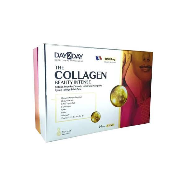 day2day collagen beauty intense supplement sachets, collagen beauty intense nutritional supplement packaging Day2Day Collagen Beauty Intense - 12g x 30 Sachets Day2Day Collagen Beauty Intense Supplement | 12g x 30 Sachets collagen, beauty-supplement, skin-health, anti-aging, nutritional-supplement, day2day, adults, health-boost, wellness, ai-generated