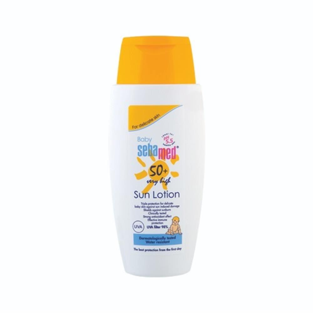 sebamed sun lotion for kids 150ml, sebamed kids sunscreen bottle Sebamed Sun Lotion SPF 50+ - Protects Delicate Skin | 150 ml Sebamed Sun Lotion SPF 50+ for Kids | 150 ml sebamed, sun-lotion, spf-50, kids-sunscreen, baby-sun-care, gentle-sunscreen, sensitive-skin, water-resistant, moisturizing, ai-generated