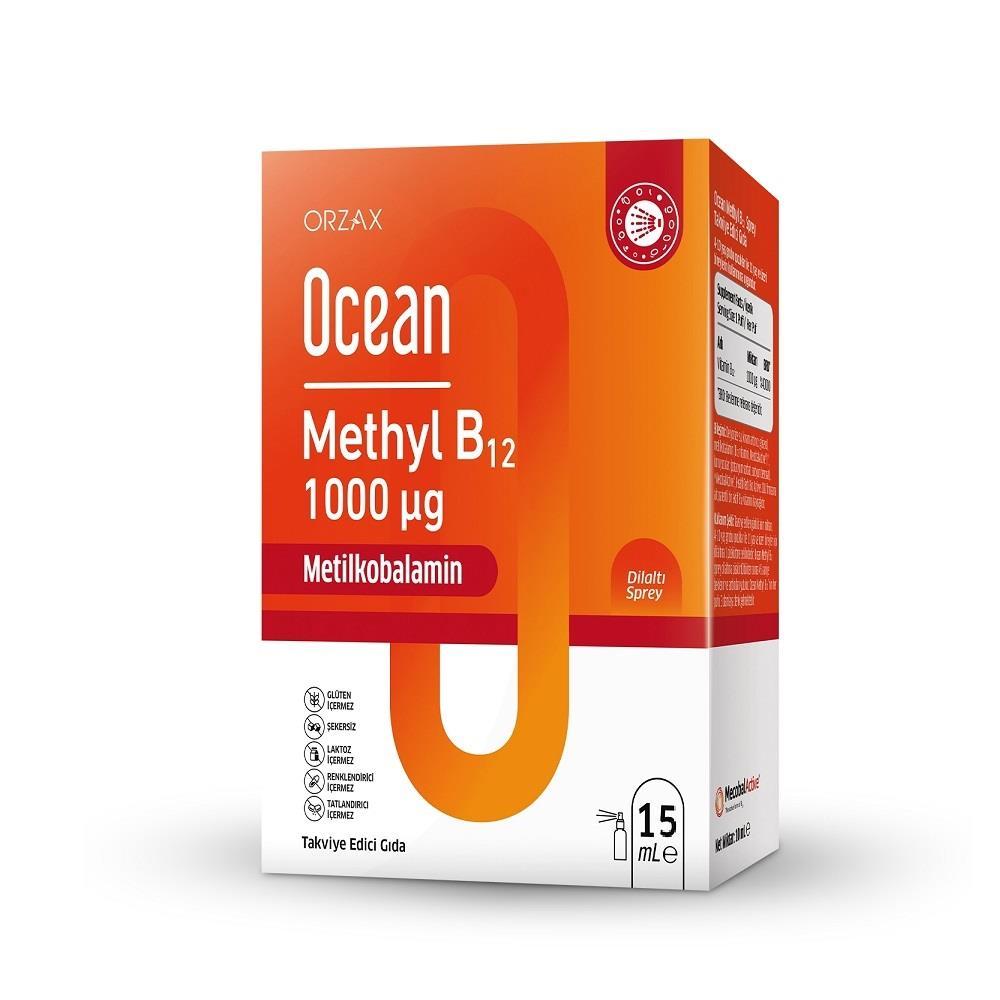 Ocean Methyl B12 1000 mcg Sublingual Spray 15 ml