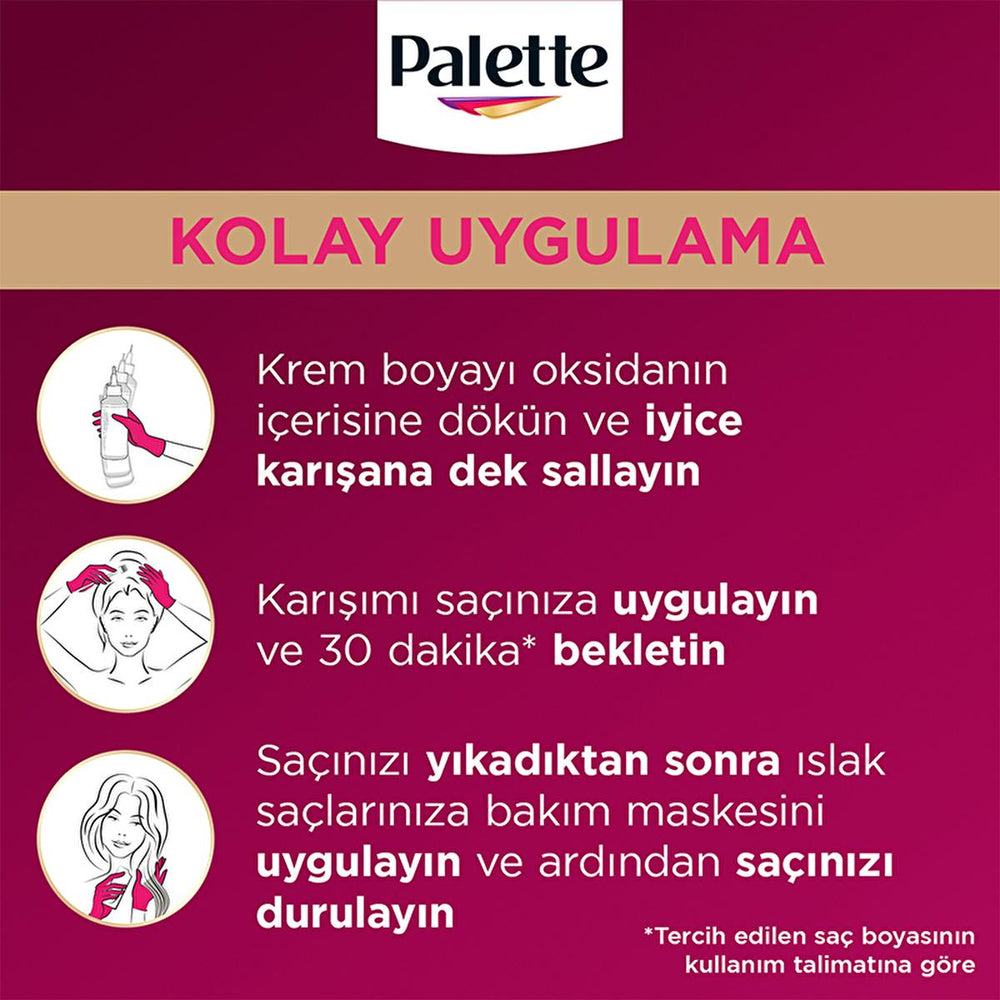 Palette Deluxe Hair Dye - Long-Lasting Coffee Brown Color with Nourishing Formula - view 9