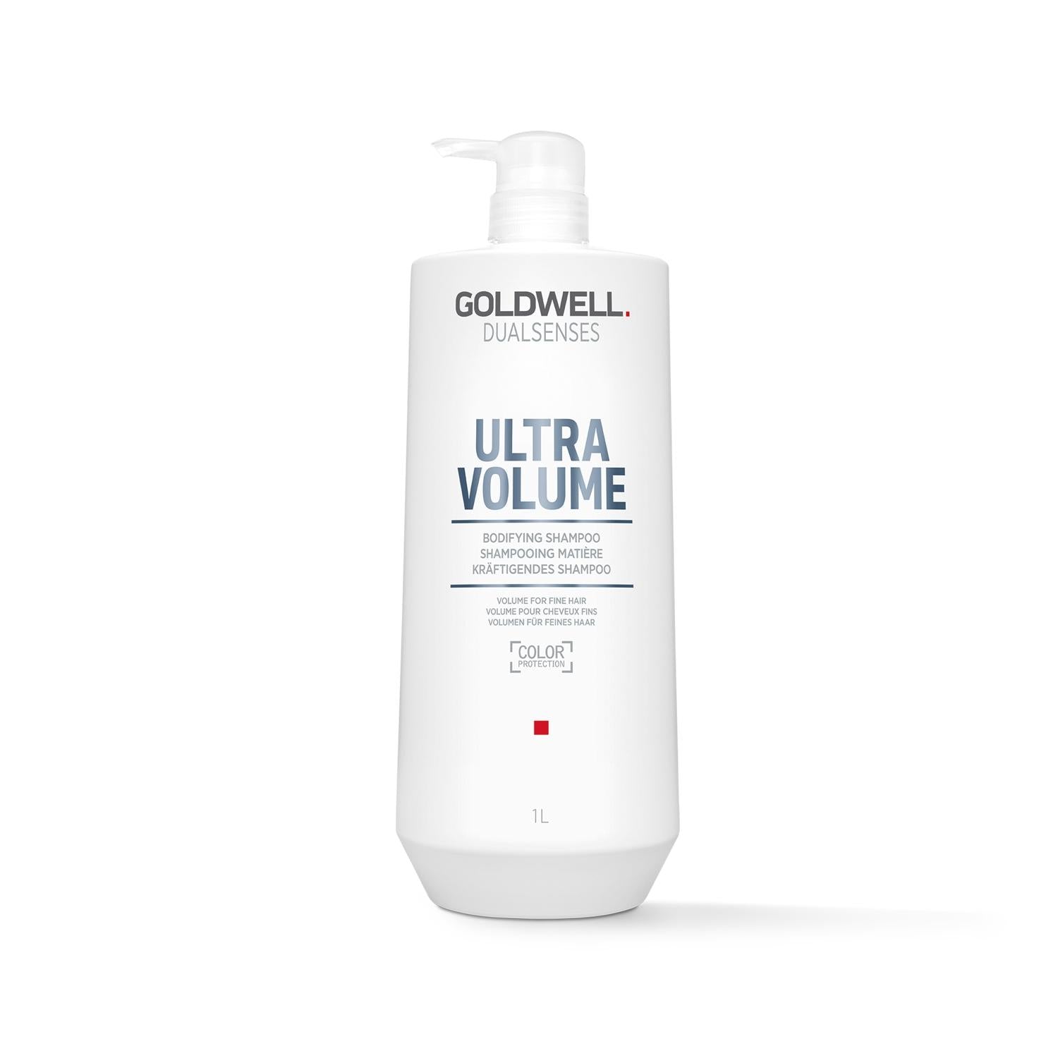 Goldwell Dualsenses Ultra Volume Shampoo 1000ml - Volumizing & Thickening Hair Care for Fine or Limp Hair Goldwell Dualsenses Ultra Volume Shampoo 1000ml volumizing shampoo, Goldwell Dualsenses, Ultra Volume shampoo, 1000 ml shampoo, hair volumizer, thickening shampoo, fine hair care, limp hair solution, premium hair care, hair care products, volumizing hair care, Goldwell shampoo, Dualsenses Ultra Volume
