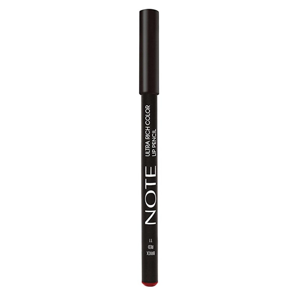 Note Ultra Rich Color Lip Pencil 11 Brick Red Matte Finish