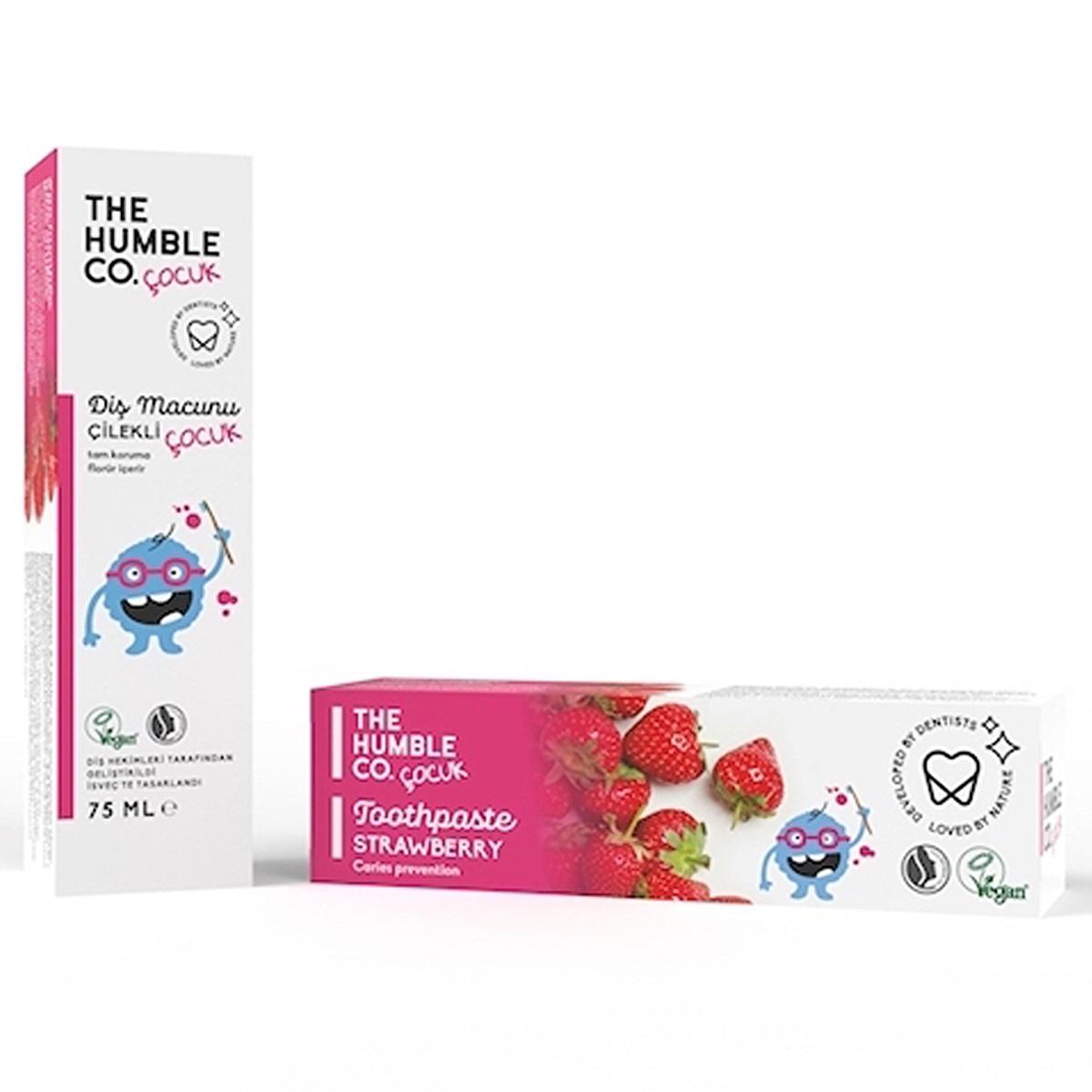 Humble Co. Natural Toothpaste for Kids - Vegan, Gluten-Free, Strawberry Flavor Natural Kids Toothpaste - Vegan & Gluten-Free natural toothpaste for kids, vegan toothpaste, gluten-free toothpaste, children's oral care, sodium fluoride toothpaste, kids oral hygiene, natural oral care, safe toothpaste for children, eco-friendly toothpaste, strawberry flavor toothpaste