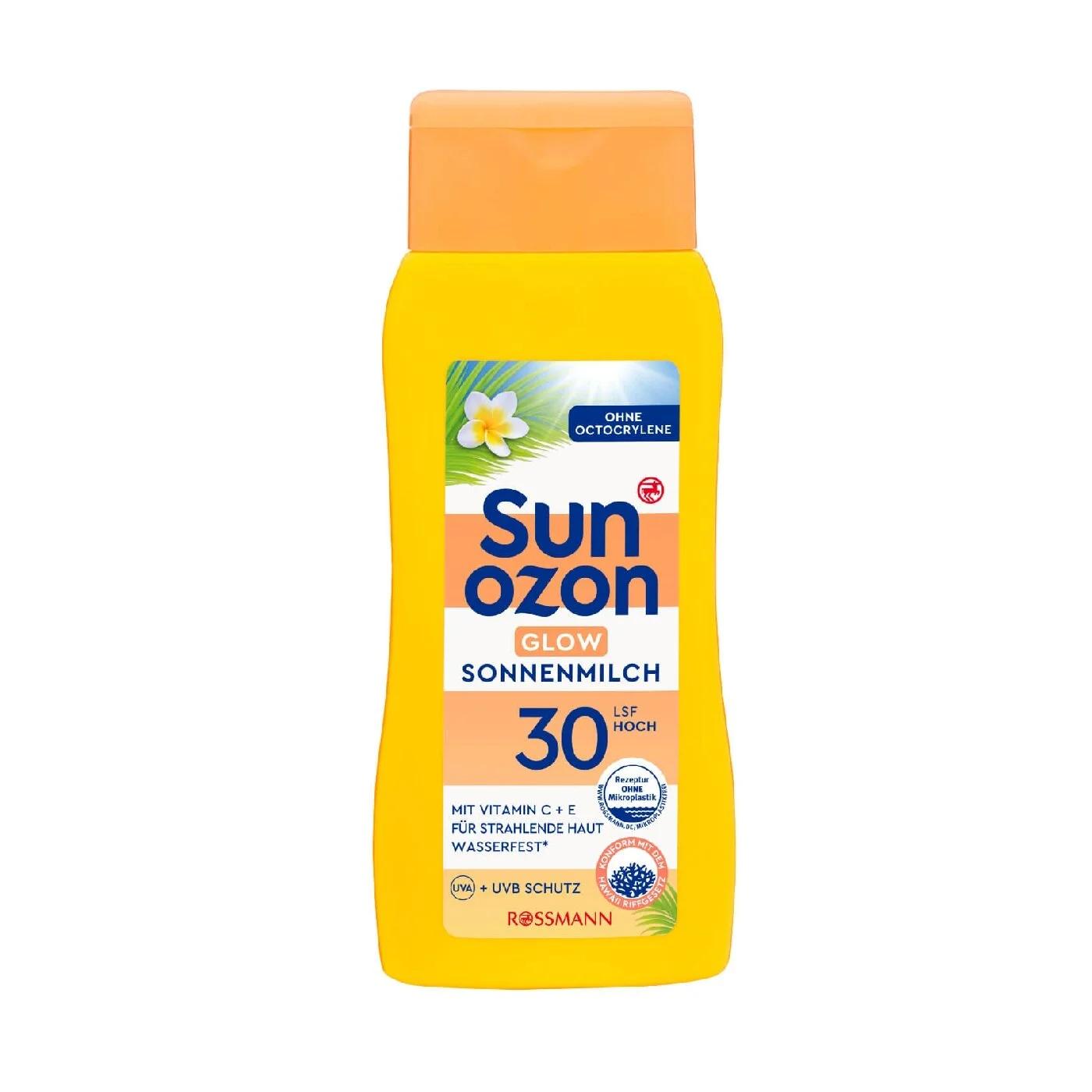 Sunozon Glow Sun Milk SPF 30 for Radiant Skin 200 ml