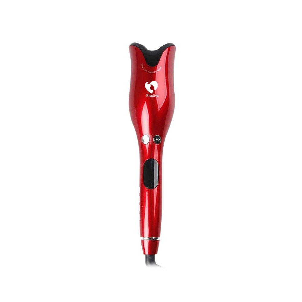 Prodiva Red Rose Automatic Hair Curler - Effortless Curls, Time-Saving Styling Tool for Beauty Enthusiasts - Hair Care