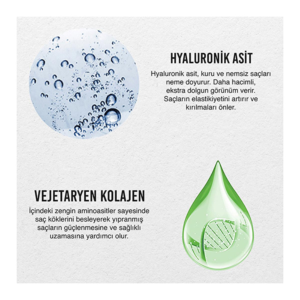 Urban Care Hyaluronik Asit & Kolajen Yoğun Gece Saç Bakım Maskesi - Vegan, Paraben-Free Overnight Hair Mask with - Hair Mask